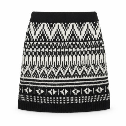 Womens UK Size 8 Miss Selfridge A-Line Knit Skirt