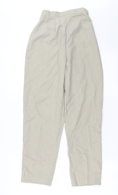 Womens UK Size 14 Preworn Regular Fit  Beige Trousers