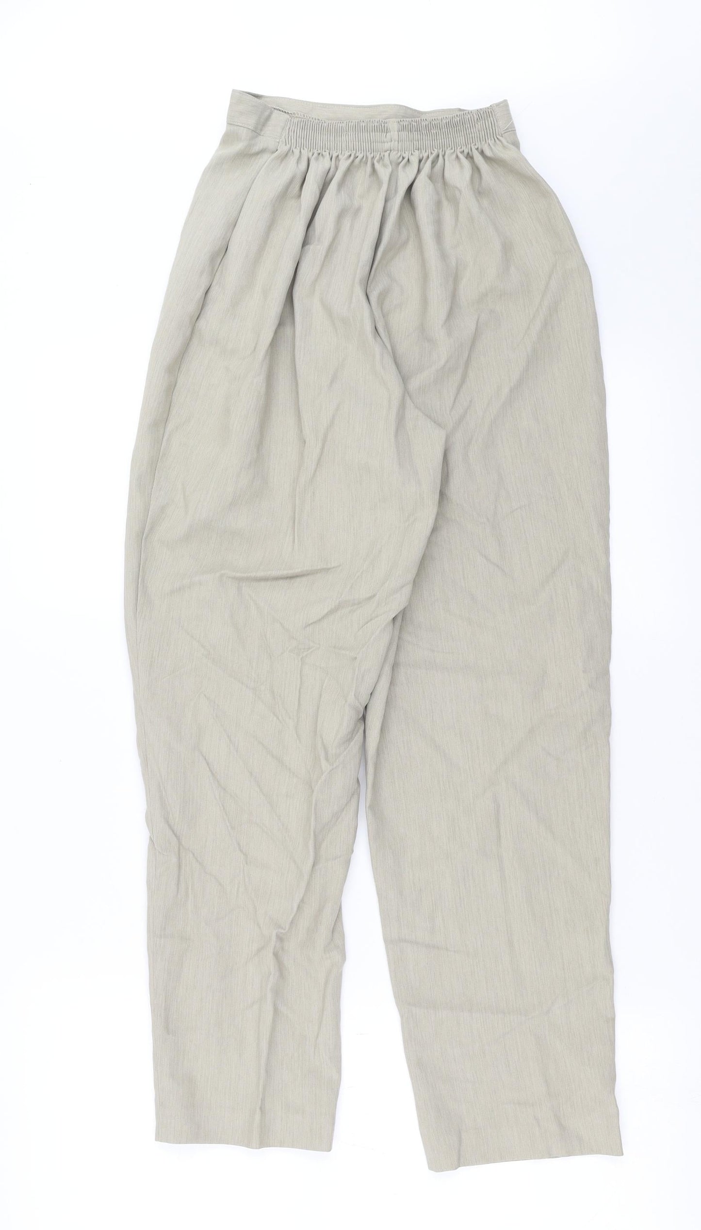 Womens UK Size 14 Preworn Regular Fit  Beige Trousers