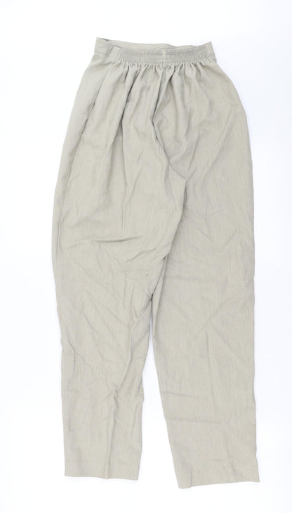 Womens UK Size 14 Preworn Regular Fit  Beige Trousers
