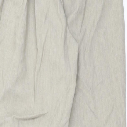 Womens UK Size 14 Preworn Regular Fit  Beige Trousers