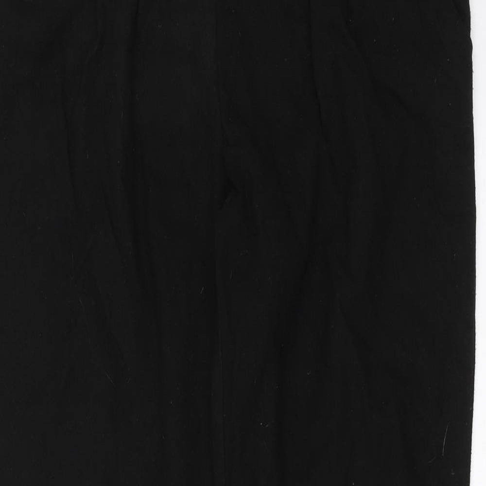 Womens UK Size 12 H&M Regular Fit  Black Trousers