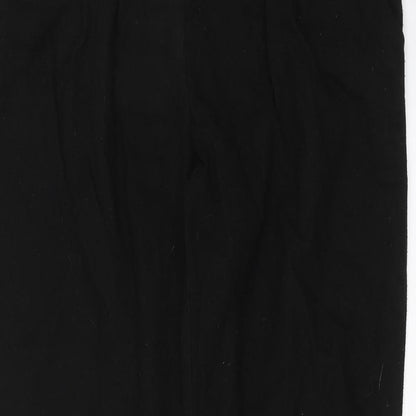 Womens UK Size 12 H&M Regular Fit  Black Trousers