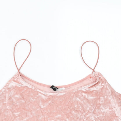Womens UK Size L Divided by H&M Pink Camisole Blouse
