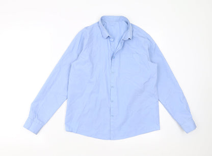 George Girls Blue   Basic Button-Up Size 12-13 Years