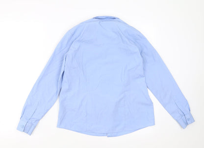 George Girls Blue   Basic Button-Up Size 12-13 Years