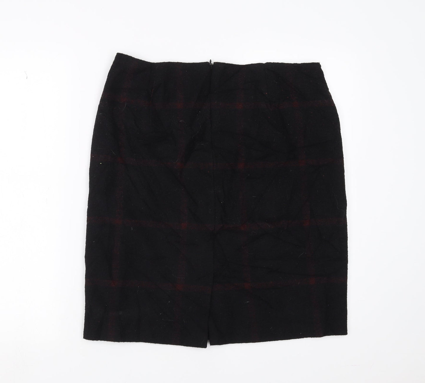 Gerry Weber Womens Black Check  Straight & Pencil Skirt Size 34 in