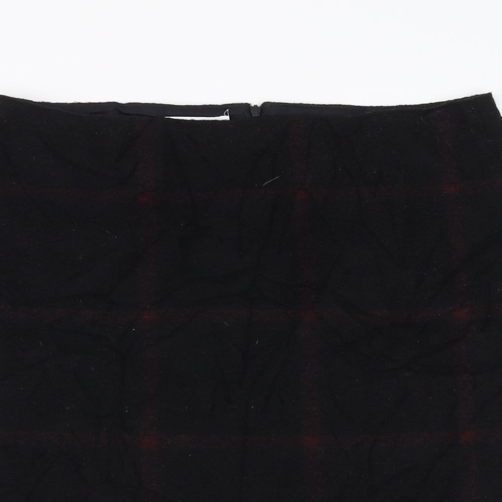 Gerry Weber Womens Black Check  Straight & Pencil Skirt Size 34 in