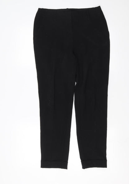 Sainsburys  Womens Black   Trousers  Size 10 L27 in