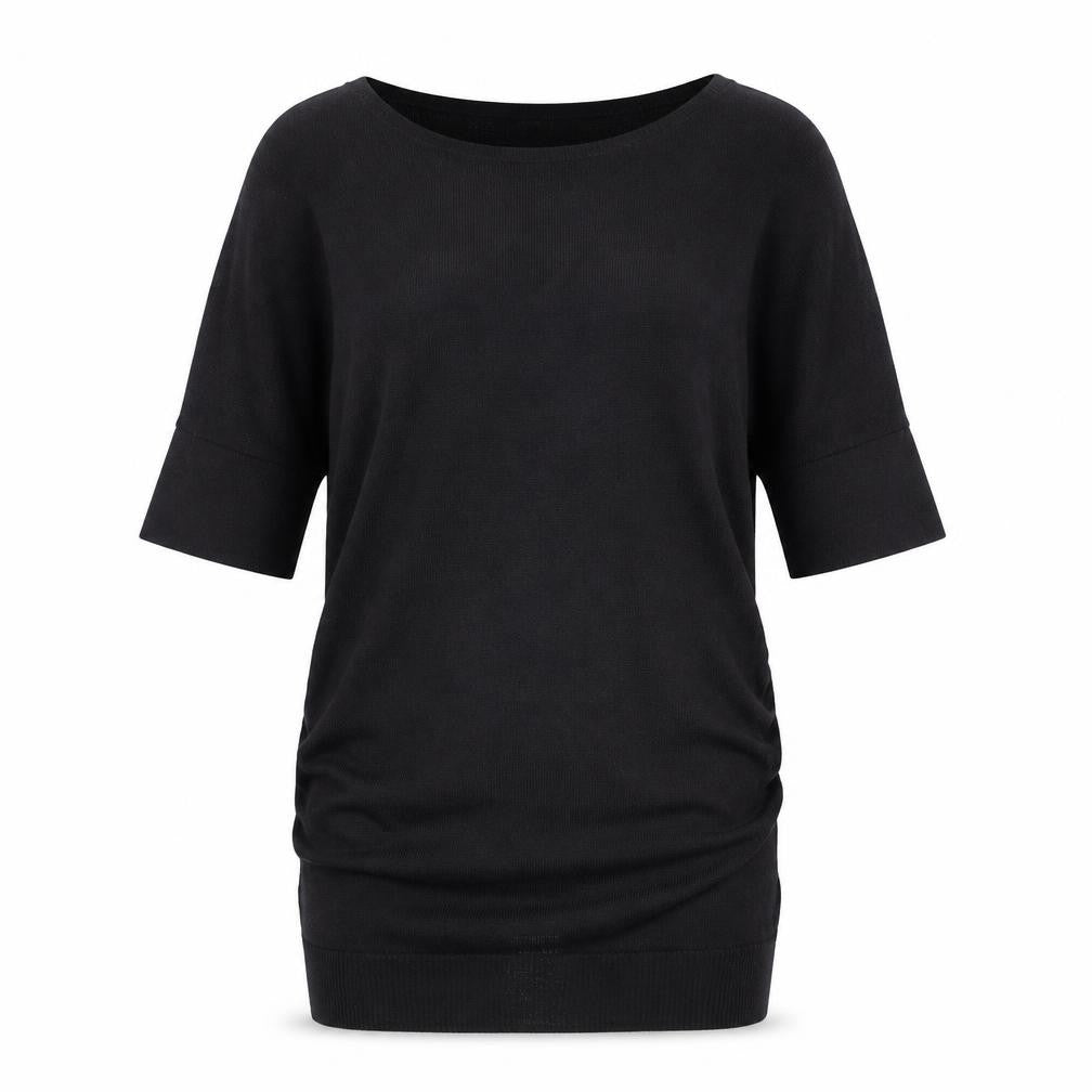 Preworn Womens Black  Knit Pullover Jumper Size S