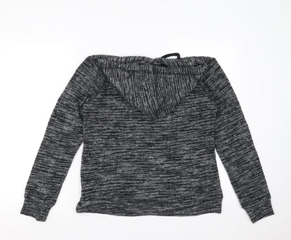 Womens UK Size L FOREVER 21 Grey Pullover Hoodie