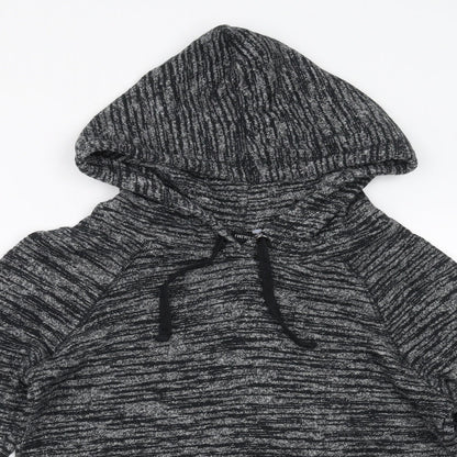 Womens UK Size L FOREVER 21 Grey Pullover Hoodie