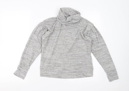 Matalan Girls Grey   Pullover Jumper Size 10-11 Years