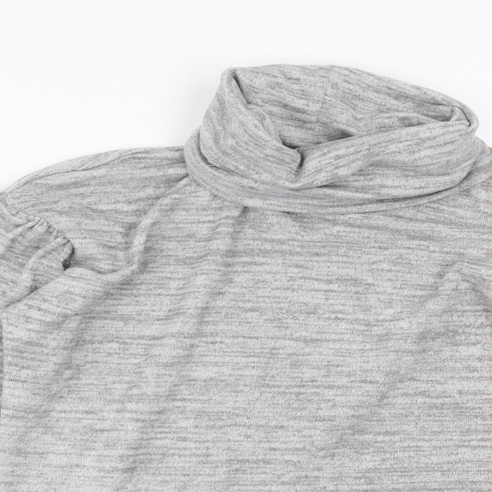 Matalan Girls Grey   Pullover Jumper Size 10-11 Years