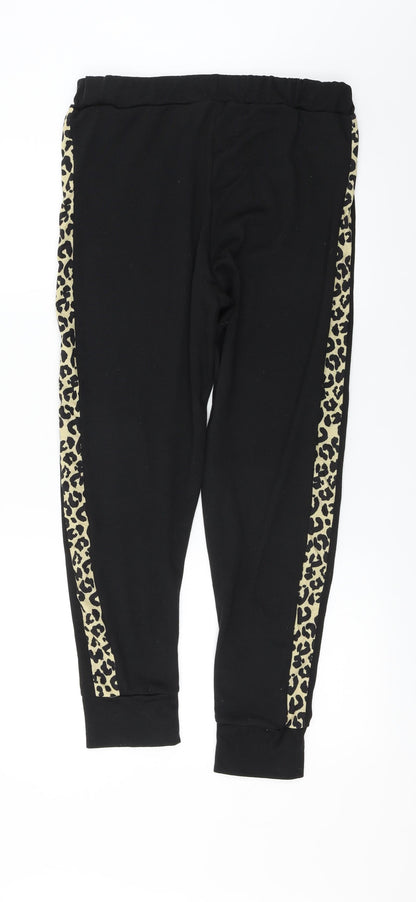 Studio Womens Black   Sweatpants Trousers Size 12 L22 in