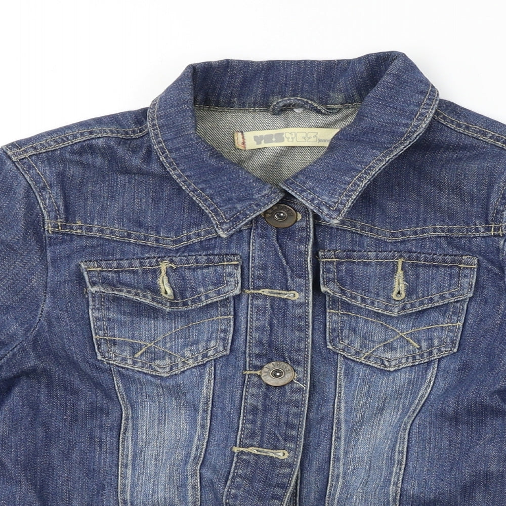 New Look  Womens Blue   Jacket Coat Size 10