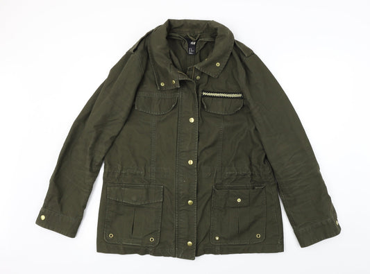 H&M  Womens Grey   Jacket Coat Size M