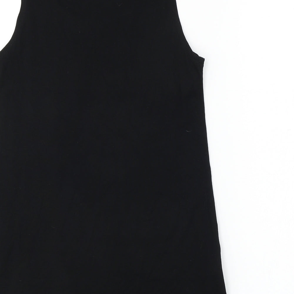 Pineapple  Womens Black   Basic T-Shirt Size XS