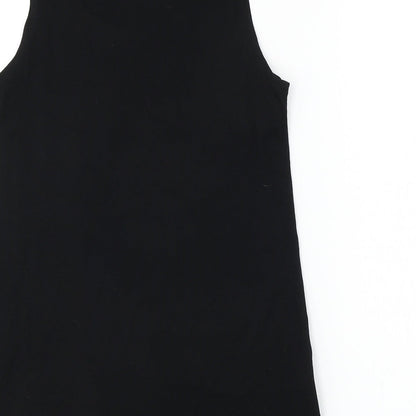 Pineapple  Womens Black   Basic T-Shirt Size XS