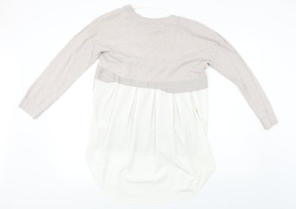 Womens UK Size XL Amaryllis Beige Pullover Jumper