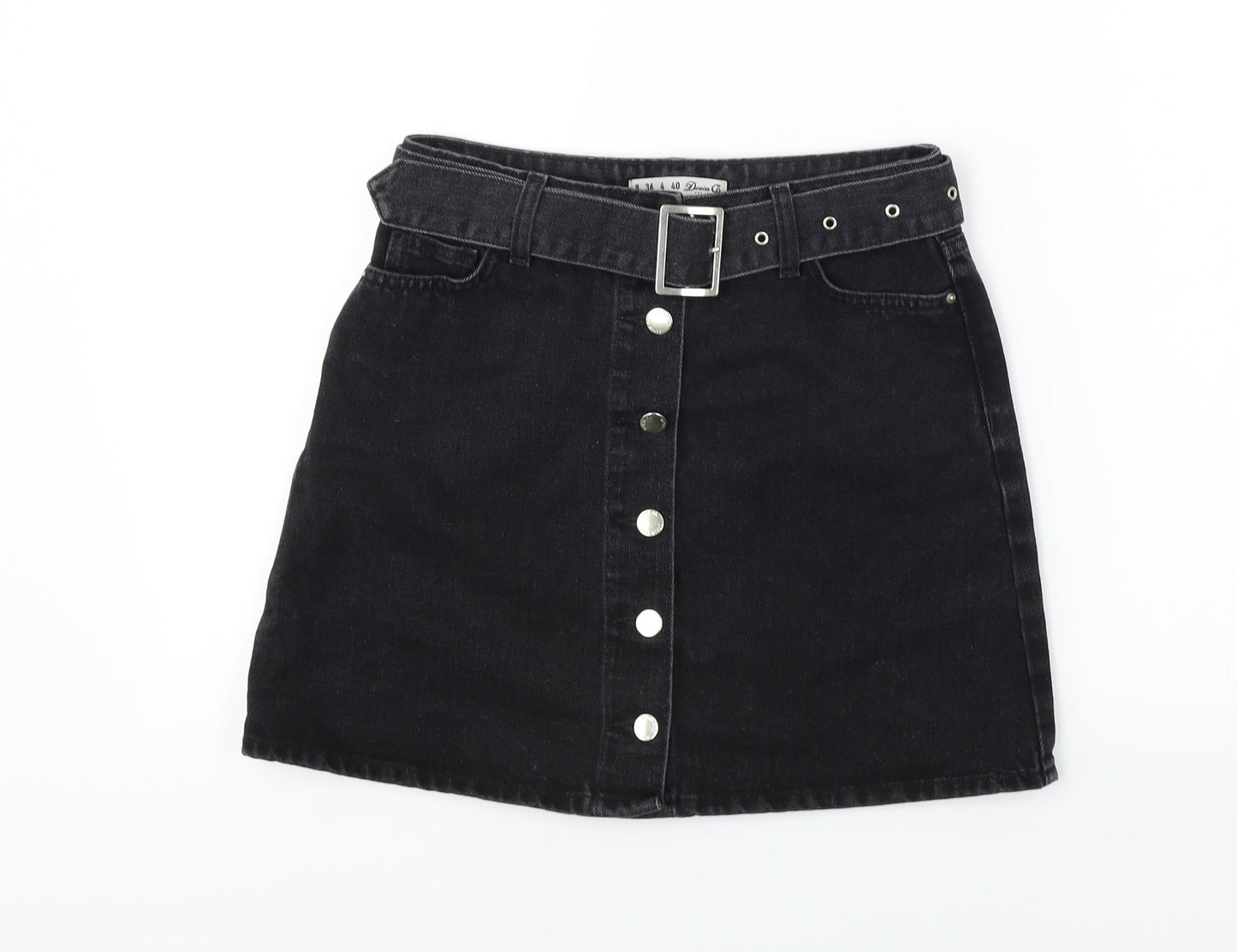 Womens UK Size 8 denim co A-Line  Skirt