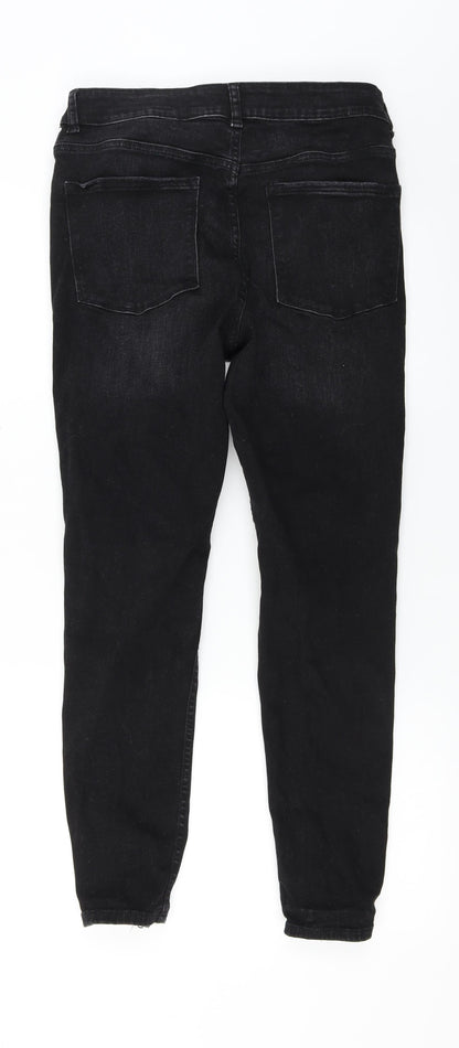 DENIM  Womens Black   Straight Jeans Size 8 L25 in