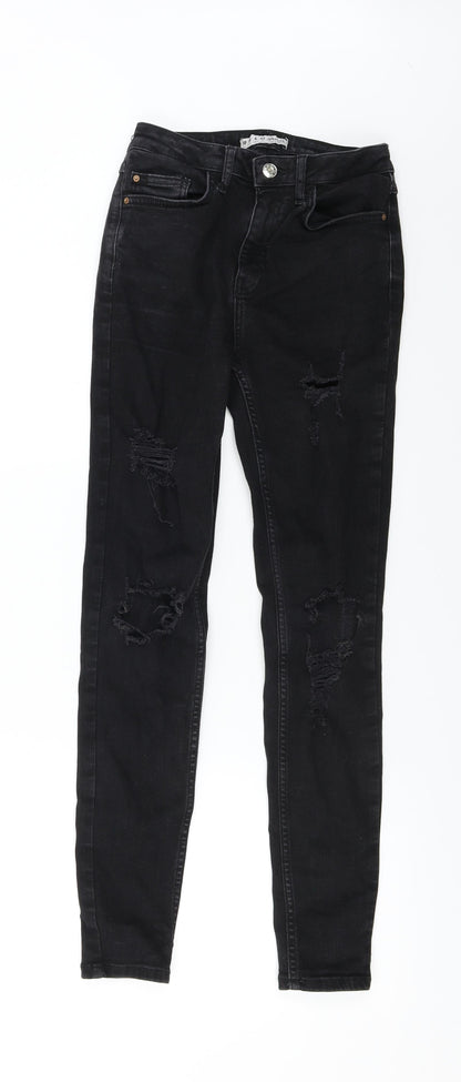 denim co Womens Black   Skinny Jeans Size 10 L27 in