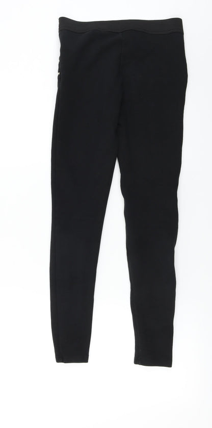 Womens UK Size S H&M Regular Fit  Black Trousers