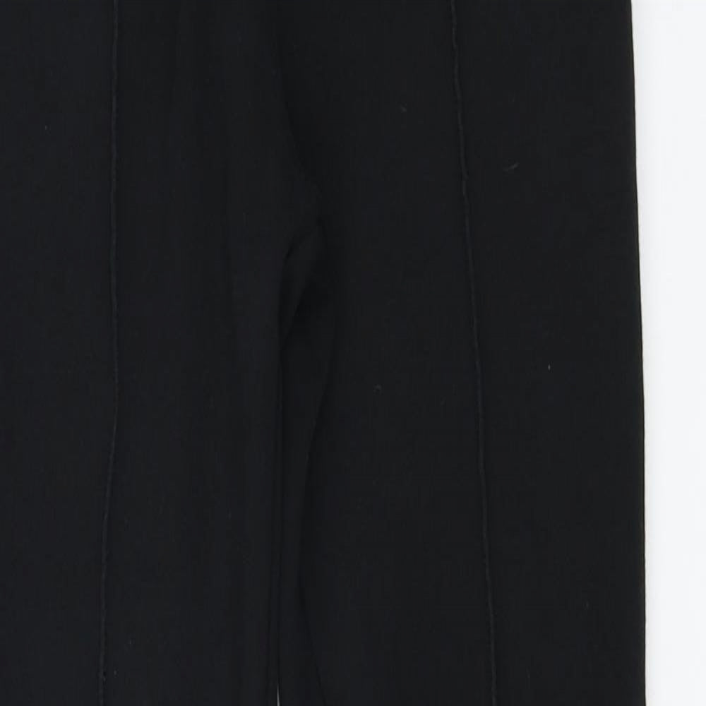 Womens UK Size S H&M Regular Fit  Black Trousers