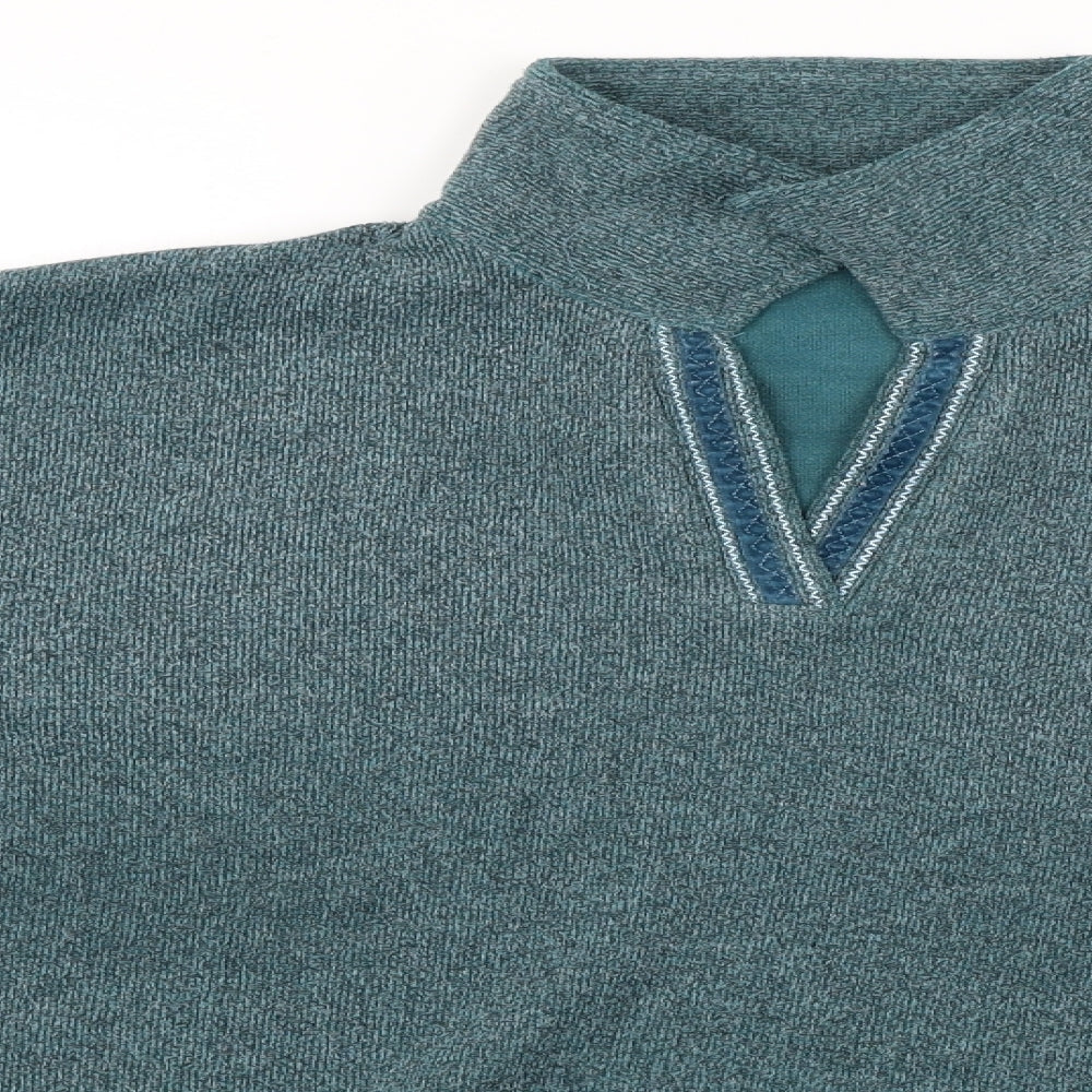 Womens UK Size L Bonmarché Green Pullover Jumper