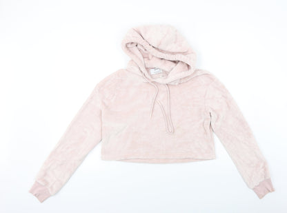 Bershka Womens Pink   Pullover Hoodie Size M