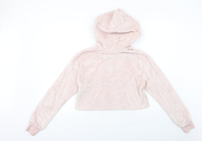 Bershka Womens Pink   Pullover Hoodie Size M