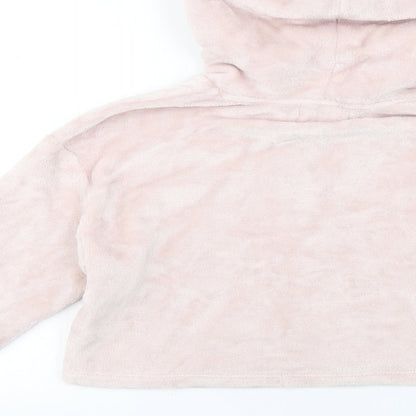 Bershka Womens Pink   Pullover Hoodie Size M