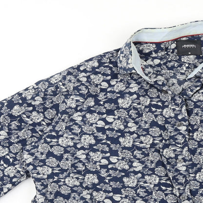 Mens UK Size M Burton Blue  Button-Up Long Sleeve Casual Shirt