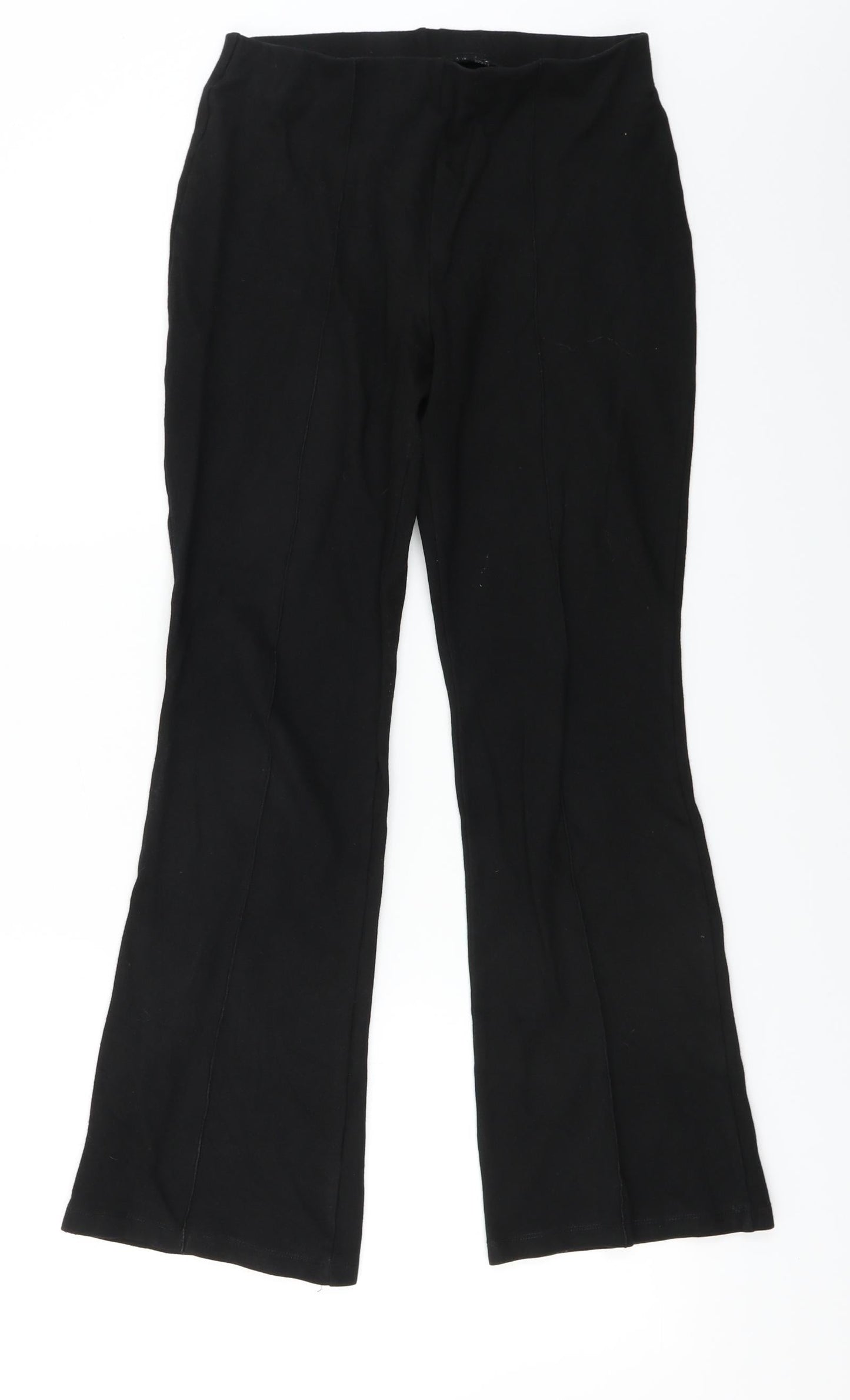 Womens UK Size 10 Marks and Spencer Regular Fit  Black Trousers