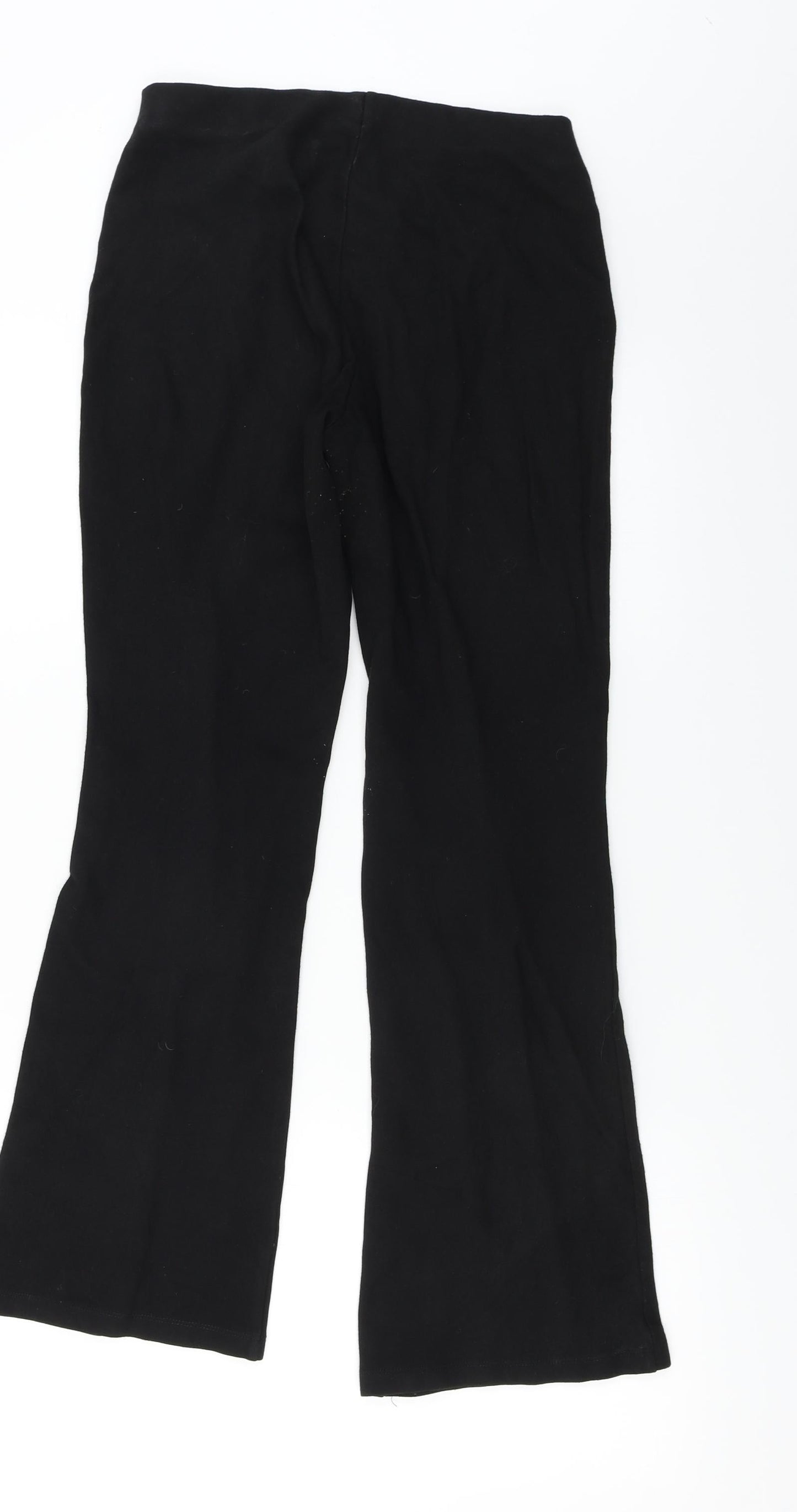 Womens UK Size 10 Marks and Spencer Regular Fit  Black Trousers