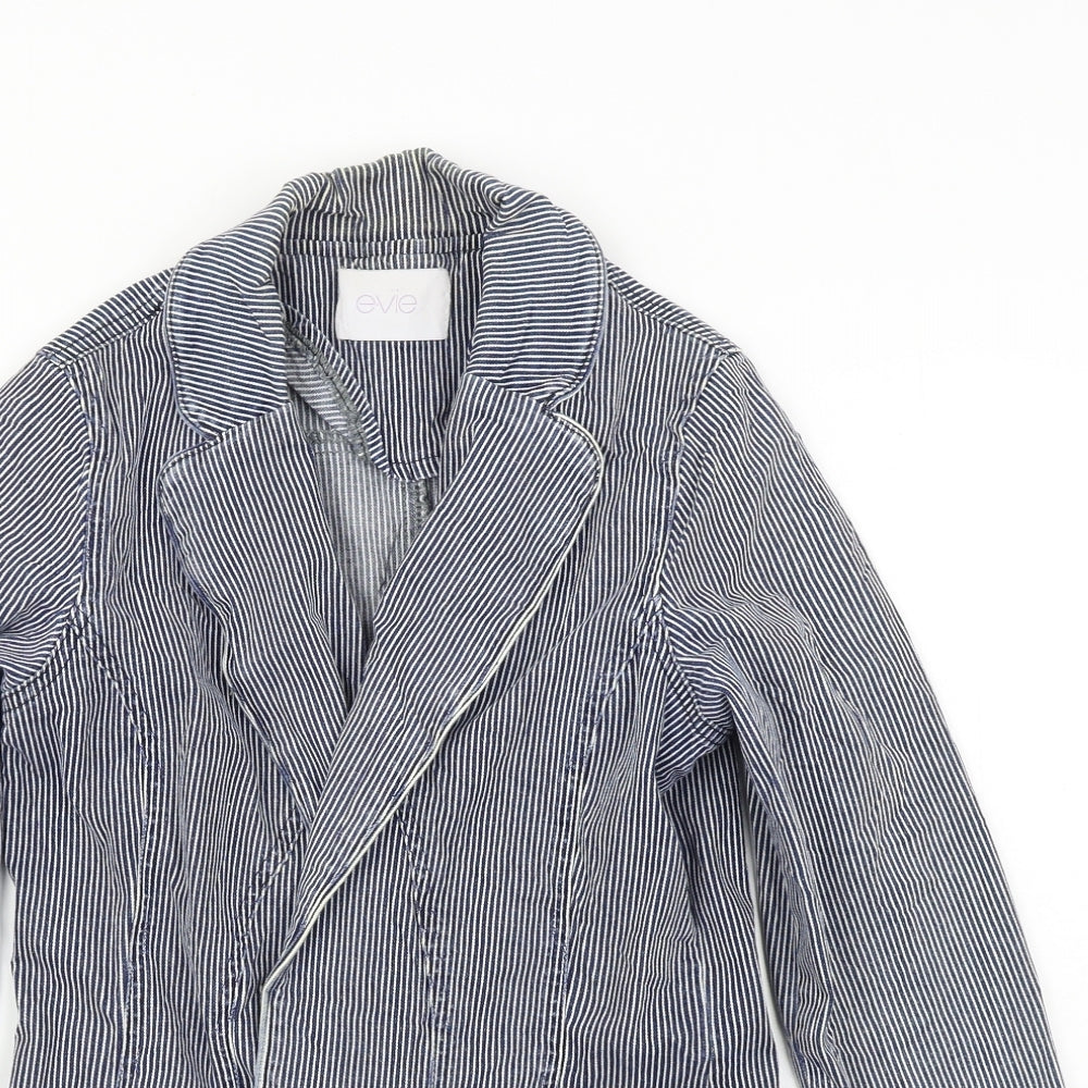 Womens UK Size 10 EVIE Blue Jacket