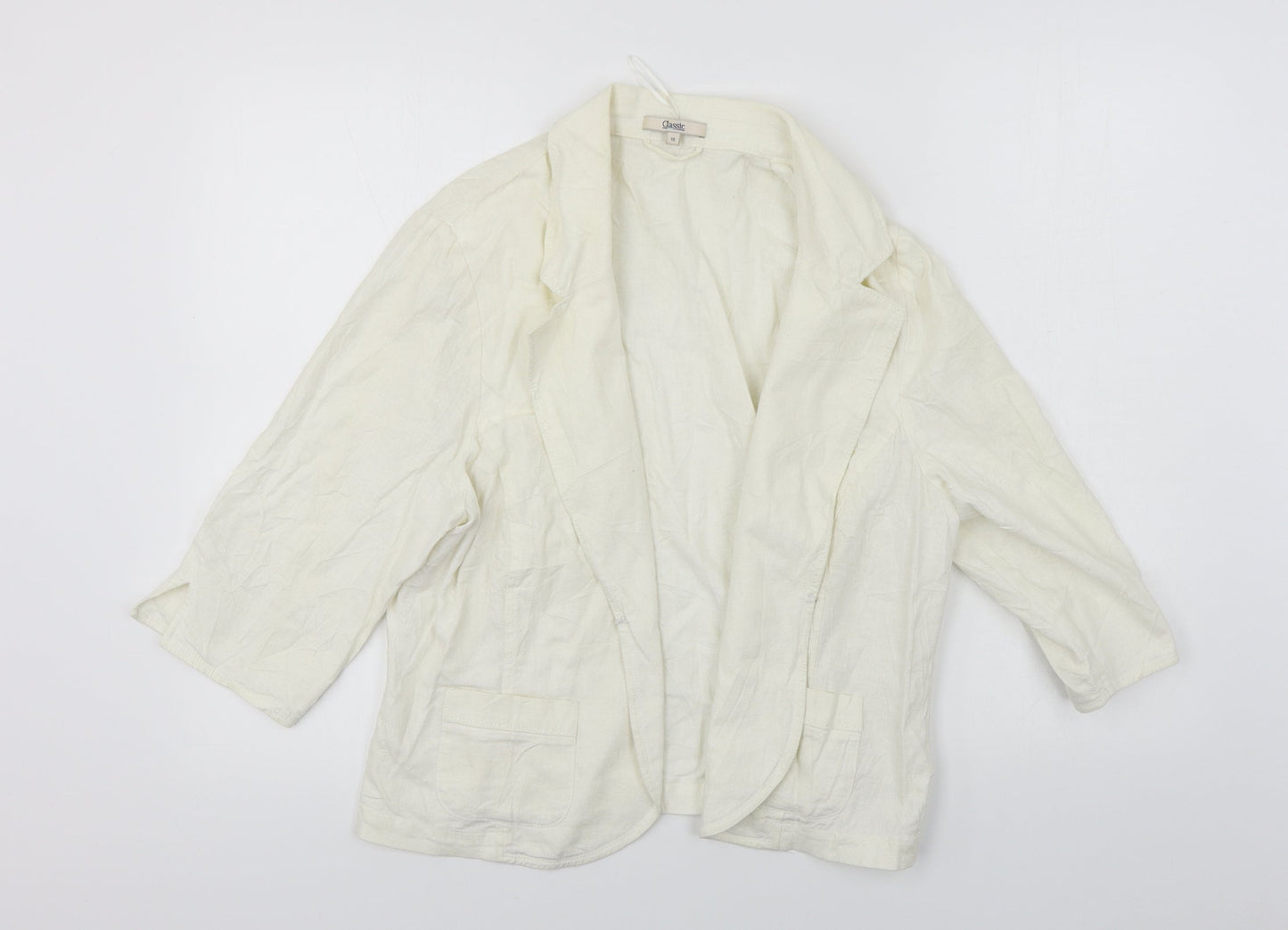Womens UK Size 18 Classic Silver Jacket