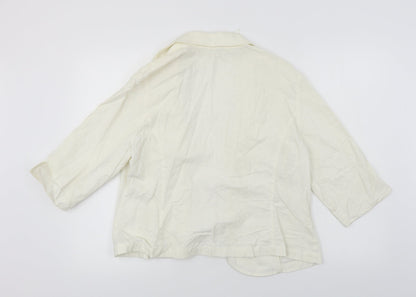 Womens UK Size 18 Classic Silver Jacket