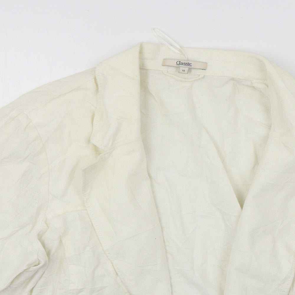 Womens UK Size 18 Classic Silver Jacket