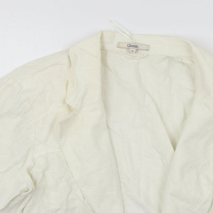 Womens UK Size 18 Classic Silver Jacket