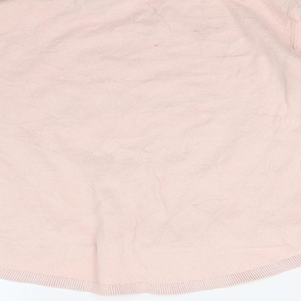 H&M Girls Pink   Pullover Jumper Size 12 Years  - Heart Print