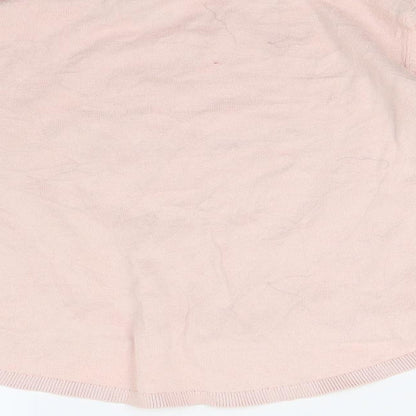 H&M Girls Pink   Pullover Jumper Size 12 Years  - Heart Print