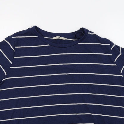 TU Womens Blue Striped  Pullover Jumper Size 16