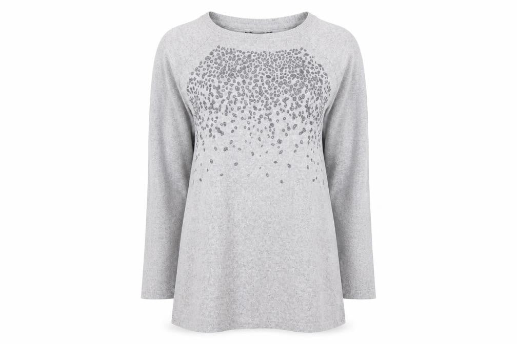 Womens UK Size 14 Marks and Spencer Grey Pullover Jumper