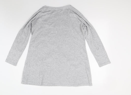 Womens UK Size 14 Marks and Spencer Grey Pullover Jumper