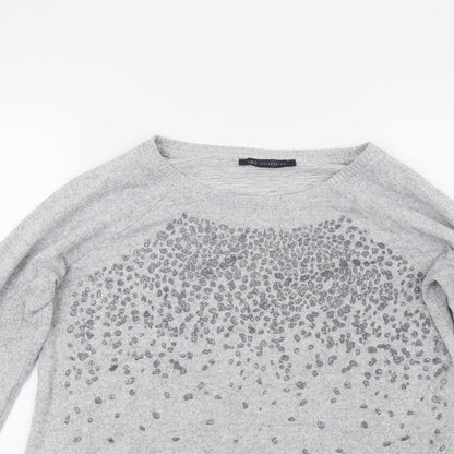 Womens UK Size 14 Marks and Spencer Grey Pullover Jumper