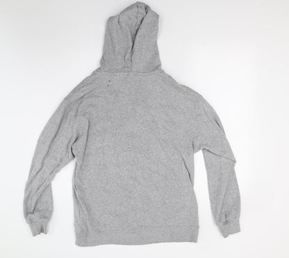 Topshop Womens Grey   Pullover Hoodie Size 8  - Lady Garden