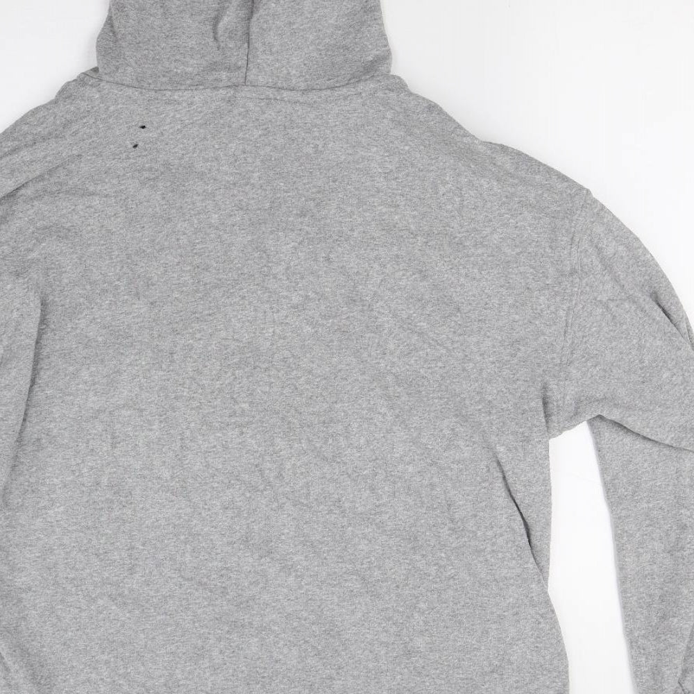 Topshop Womens Grey   Pullover Hoodie Size 8  - Lady Garden