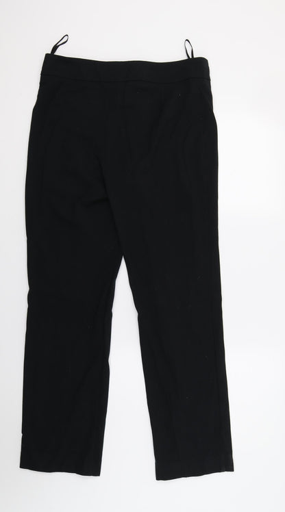 Womens UK Size 10 Marks and Spencer Regular Fit  Black Trousers
